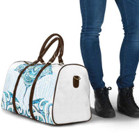 New Zealand Manta Ray Tattoo Travel Bag Aotearoa Maori Haehae Paua Shell LT14 - Polynesian Pride
