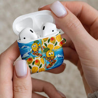 Aloha Hawaii Summer AirPods Case Hawaiian Lei Surfing Mango Palaka Motifs LT14 - Polynesian Pride