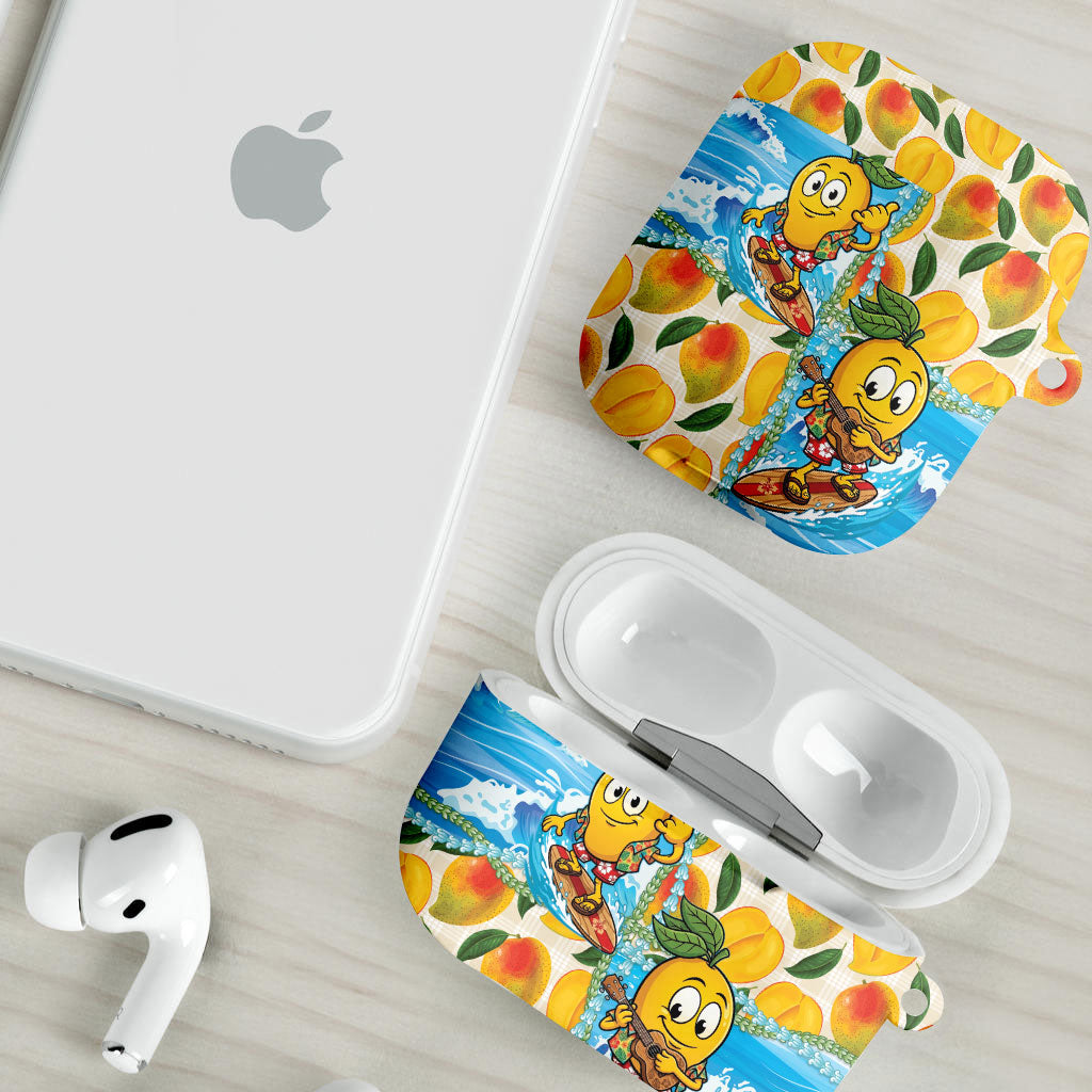 Aloha Hawaii Summer AirPods Case Hawaiian Lei Surfing Mango Palaka Motifs LT14 - Polynesian Pride