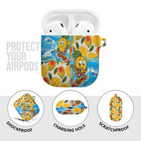 Aloha Hawaii Summer AirPods Case Hawaiian Lei Surfing Mango Palaka Motifs LT14 - Polynesian Pride
