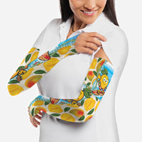 Aloha Hawaii Summer Arm Sleeves Hawaiian Lei Surfing Mango Palaka Motifs LT14 - Polynesian Pride