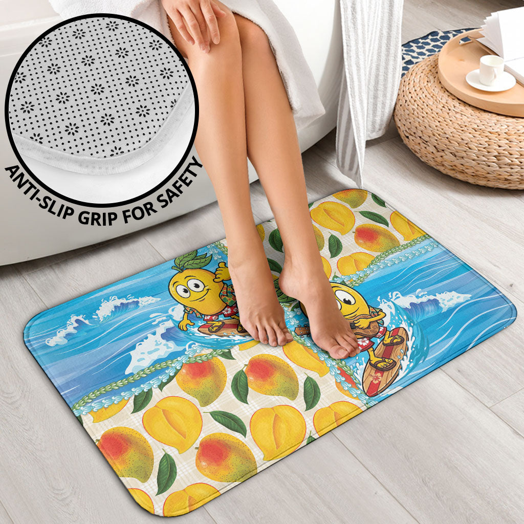 Aloha Hawaii Summer Bathroom Set Hawaiian Lei Surfing Mango Palaka Motifs LT14 - Polynesian Pride