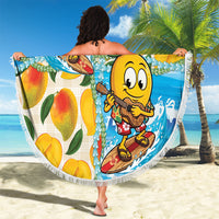 Aloha Hawaii Summer Beach Blanket Hawaiian Lei Surfing Mango Palaka Motifs LT14 - Polynesian Pride