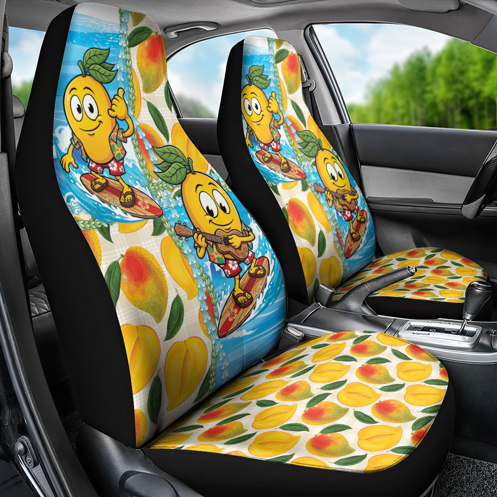 Aloha Hawaii Summer Car Seat Cover Hawaiian Lei Surfing Mango Palaka Motifs LT14 - Polynesian Pride