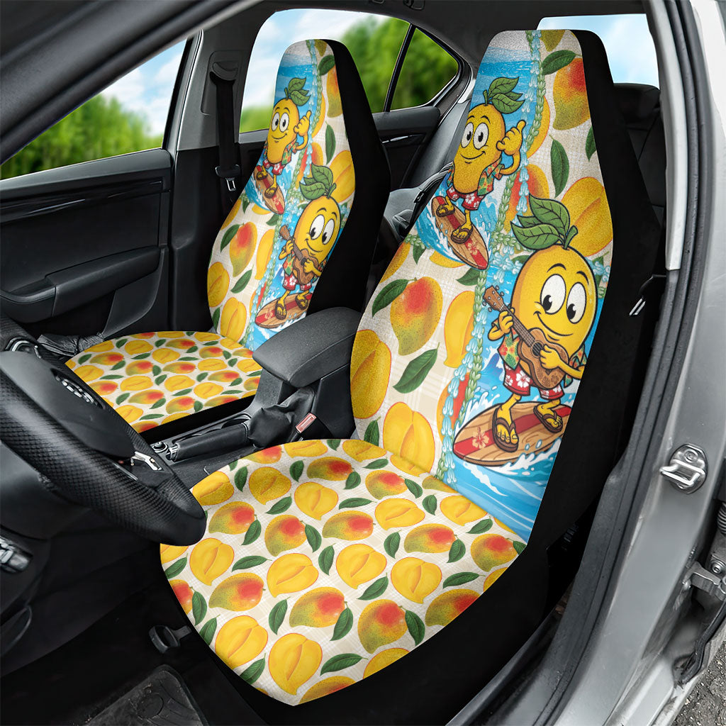 Aloha Hawaii Summer Car Seat Cover Hawaiian Lei Surfing Mango Palaka Motifs LT14 - Polynesian Pride