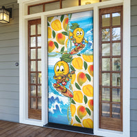 Aloha Hawaii Summer Door Cover Hawaiian Lei Surfing Mango Palaka Motifs LT14 - Polynesian Pride