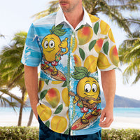 Aloha Hawaii Summer Hawaiian Shirt Hawaiian Lei Surfing Mango Palaka Motifs LT14 - Polynesian Pride