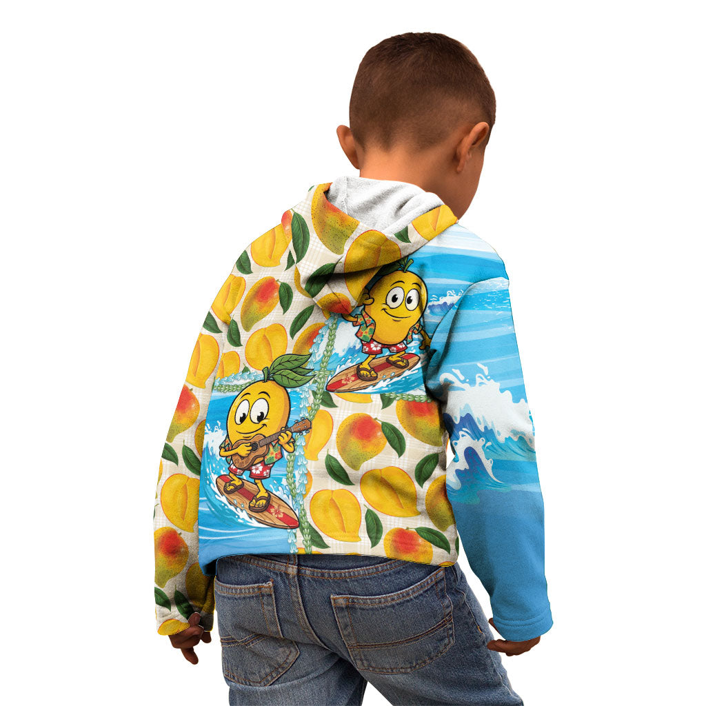 Aloha Hawaii Summer Kid Hoodie Hawaiian Lei Surfing Mango Palaka Motifs LT14 - Polynesian Pride