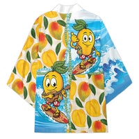 Aloha Hawaii Summer Kimono Hawaiian Lei Surfing Mango Palaka Motifs LT14 - Polynesian Pride