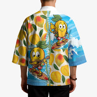 Aloha Hawaii Summer Kimono Hawaiian Lei Surfing Mango Palaka Motifs LT14 - Polynesian Pride