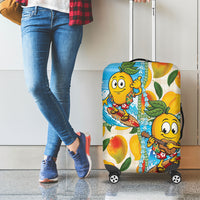 Aloha Hawaii Summer Luggage Cover Hawaiian Lei Surfing Mango Palaka Motifs LT14 - Polynesian Pride