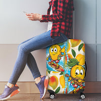Aloha Hawaii Summer Luggage Cover Hawaiian Lei Surfing Mango Palaka Motifs LT14 - Polynesian Pride