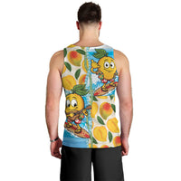 Aloha Hawaii Summer Men Tank Top Hawaiian Lei Surfing Mango Palaka Motifs LT14 - Polynesian Pride