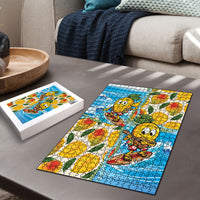 Aloha Hawaii Summer Puzzle Hawaiian Lei Surfing Mango Palaka Motifs LT14 - Polynesian Pride