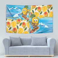 Aloha Hawaii Summer Tapestry Hawaiian Lei Surfing Mango Palaka Motifs LT14 - Polynesian Pride