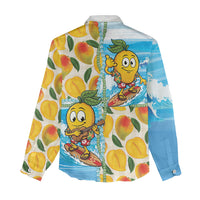 Aloha Hawaii Summer Women Casual Shirt Hawaiian Lei Surfing Mango Palaka Motifs LT14 - Polynesian Pride