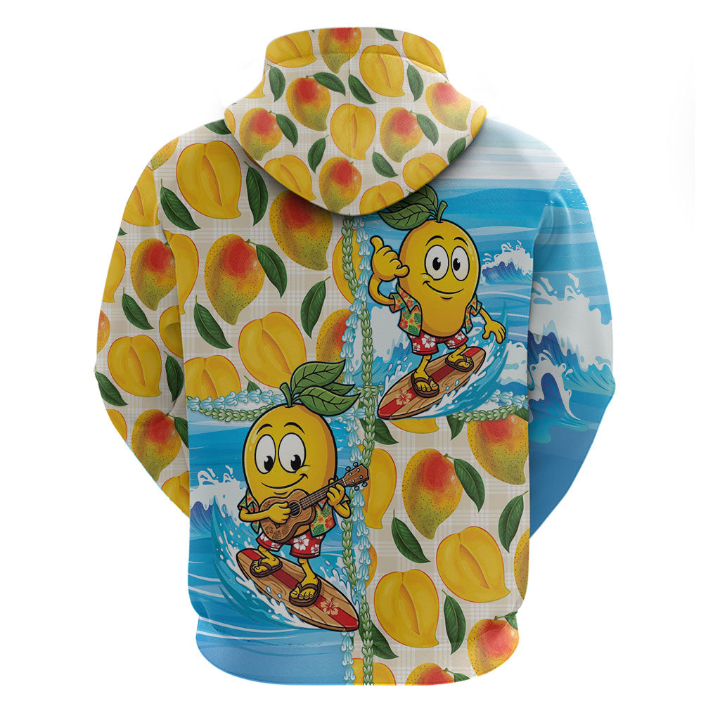 Aloha Hawaii Summer Zip Hoodie Hawaiian Lei Surfing Mango Palaka Motifs LT14 - Polynesian Pride
