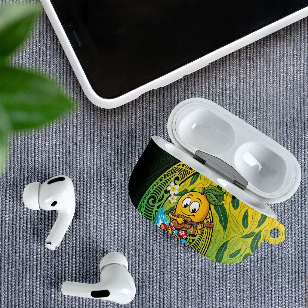 Hawaii Surfing Mango AirPods Case Manako Polynesian Fish Hook LT14 - Polynesian Pride