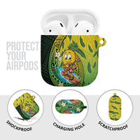 Hawaii Surfing Mango AirPods Case Manako Polynesian Fish Hook LT14 - Polynesian Pride