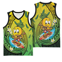 Hawaii Surfing Mango Basketball Jersey Manako Polynesian Fish Hook LT14 - Polynesian Pride