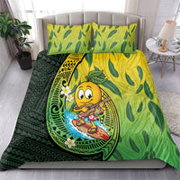 Hawaii Surfing Mango Bedding Set Manako Polynesian Fish Hook LT14 - Polynesian Pride