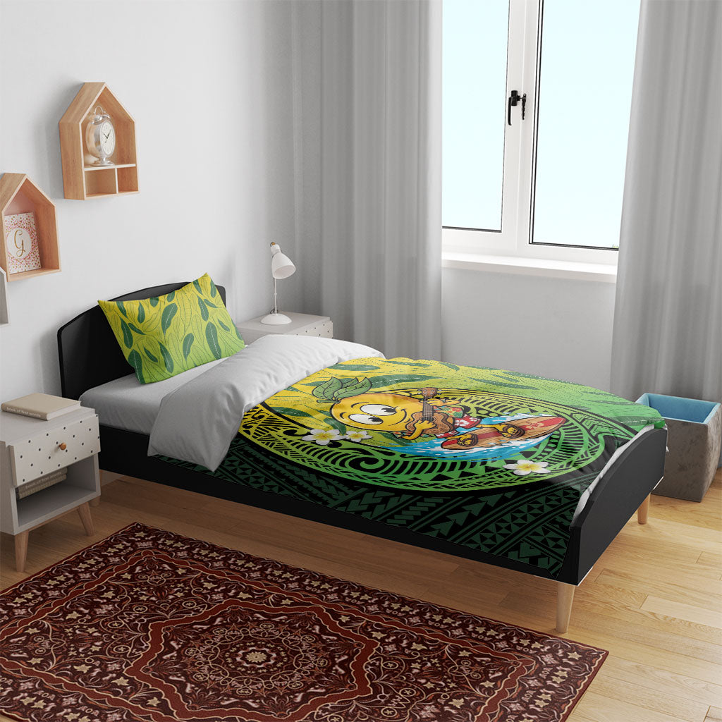 Hawaii Surfing Mango Bedding Set Manako Polynesian Fish Hook LT14 - Polynesian Pride