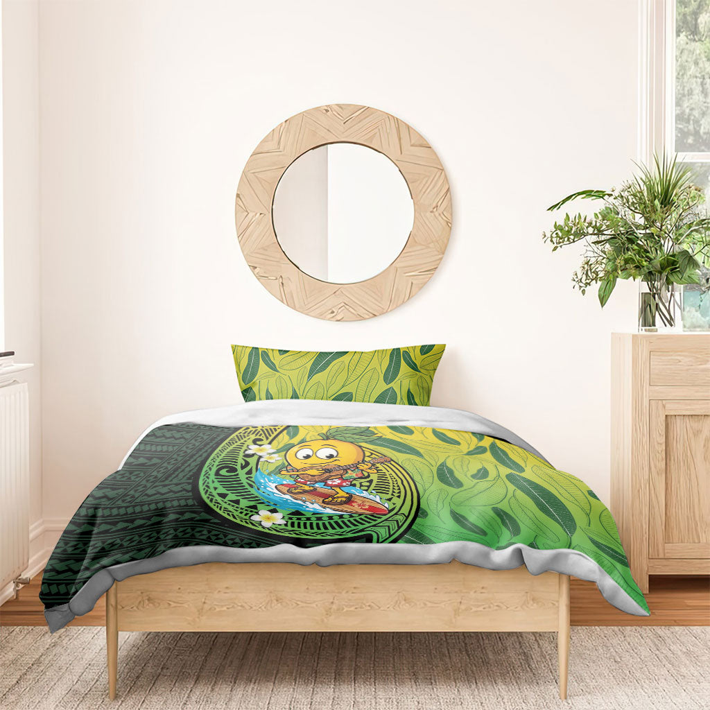 Hawaii Surfing Mango Bedding Set Manako Polynesian Fish Hook LT14 - Polynesian Pride