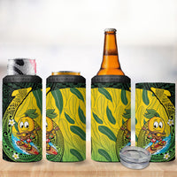 Hawaii Surfing Mango 4 in 1 Can Cooler Tumbler Manako Polynesian Fish Hook LT14 - Polynesian Pride