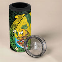 Hawaii Surfing Mango 4 in 1 Can Cooler Tumbler Manako Polynesian Fish Hook LT14 - Polynesian Pride