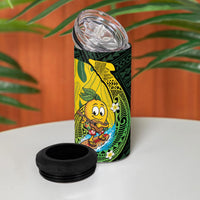 Hawaii Surfing Mango 4 in 1 Can Cooler Tumbler Manako Polynesian Fish Hook LT14 - Polynesian Pride