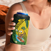 Hawaii Surfing Mango 4 in 1 Can Cooler Tumbler Manako Polynesian Fish Hook LT14 - Polynesian Pride
