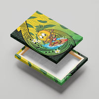 Hawaii Surfing Mango Canvas Wall Art Manako Polynesian Fish Hook LT14 - Polynesian Pride
