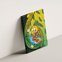 Hawaii Surfing Mango Canvas Wall Art Manako Polynesian Fish Hook LT14 - Polynesian Pride