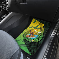 Hawaii Surfing Mango Car Mats Manako Polynesian Fish Hook LT14 - Polynesian Pride