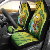 Hawaii Surfing Mango Car Seat Cover Manako Polynesian Fish Hook LT14 - Polynesian Pride