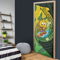 Hawaii Surfing Mango Door Cover Manako Polynesian Fish Hook LT14 - Polynesian Pride
