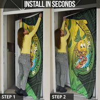 Hawaii Surfing Mango Door Cover Manako Polynesian Fish Hook LT14 - Polynesian Pride