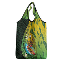 Hawaii Surfing Mango Grocery Bag Manako Polynesian Fish Hook LT14 - Polynesian Pride