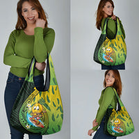 Hawaii Surfing Mango Grocery Bag Manako Polynesian Fish Hook LT14 - Polynesian Pride