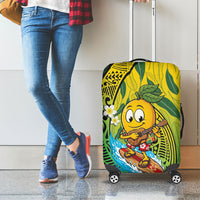 Hawaii Surfing Mango Luggage Cover Manako Polynesian Fish Hook LT14 - Polynesian Pride