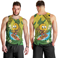 Hawaii Surfing Mango Men Tank Top Manako Polynesian Fish Hook LT14 - Polynesian Pride