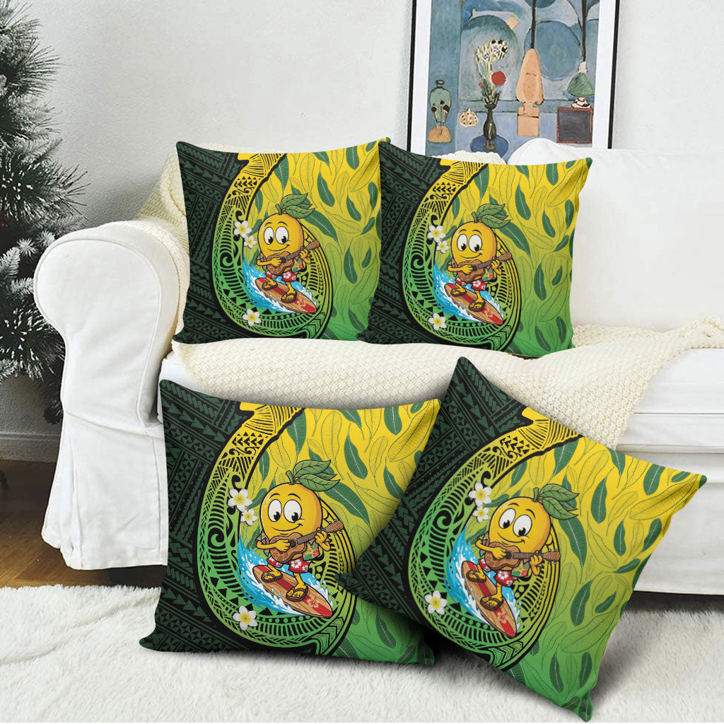 Hawaii Surfing Mango Pillow Cover Manako Polynesian Fish Hook LT14 - Polynesian Pride