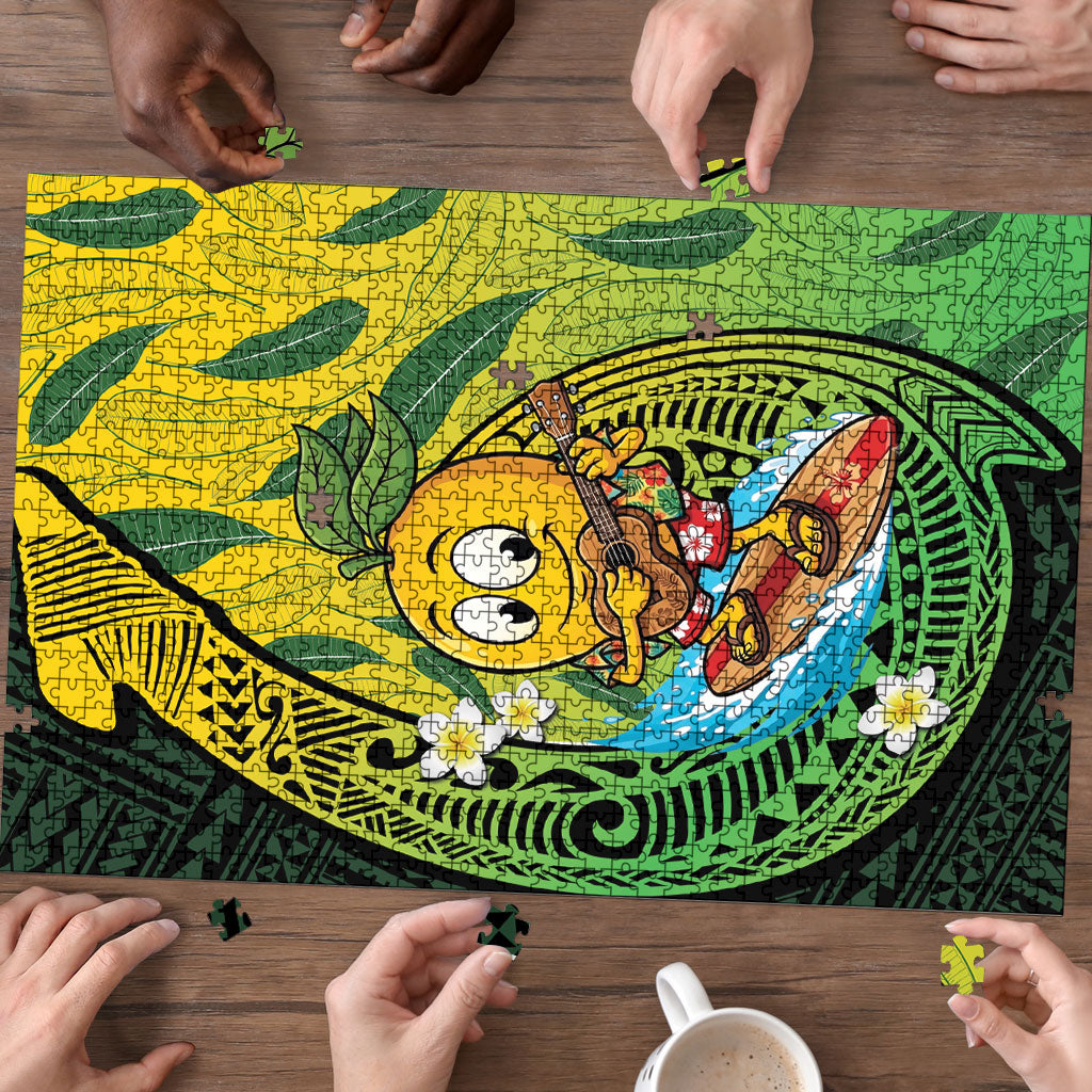 Hawaii Surfing Mango Puzzle Manako Polynesian Fish Hook LT14 - Polynesian Pride