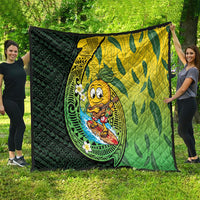 Hawaii Surfing Mango Quilt Manako Polynesian Fish Hook LT14 - Polynesian Pride