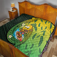 Hawaii Surfing Mango Quilt Manako Polynesian Fish Hook LT14 - Polynesian Pride