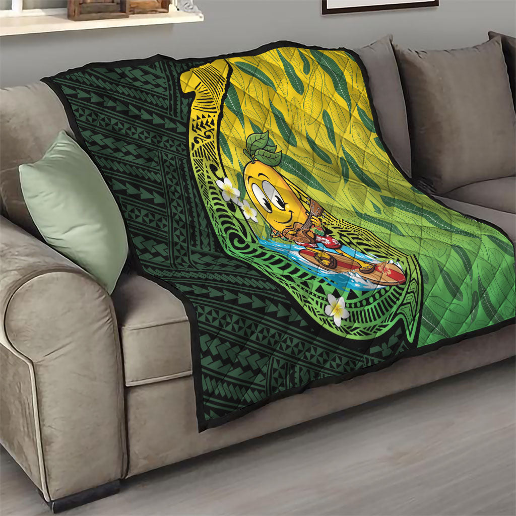 Hawaii Surfing Mango Quilt Manako Polynesian Fish Hook LT14 - Polynesian Pride