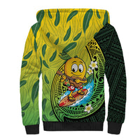 Hawaii Surfing Mango Sherpa Hoodie Manako Polynesian Fish Hook LT14 - Polynesian Pride