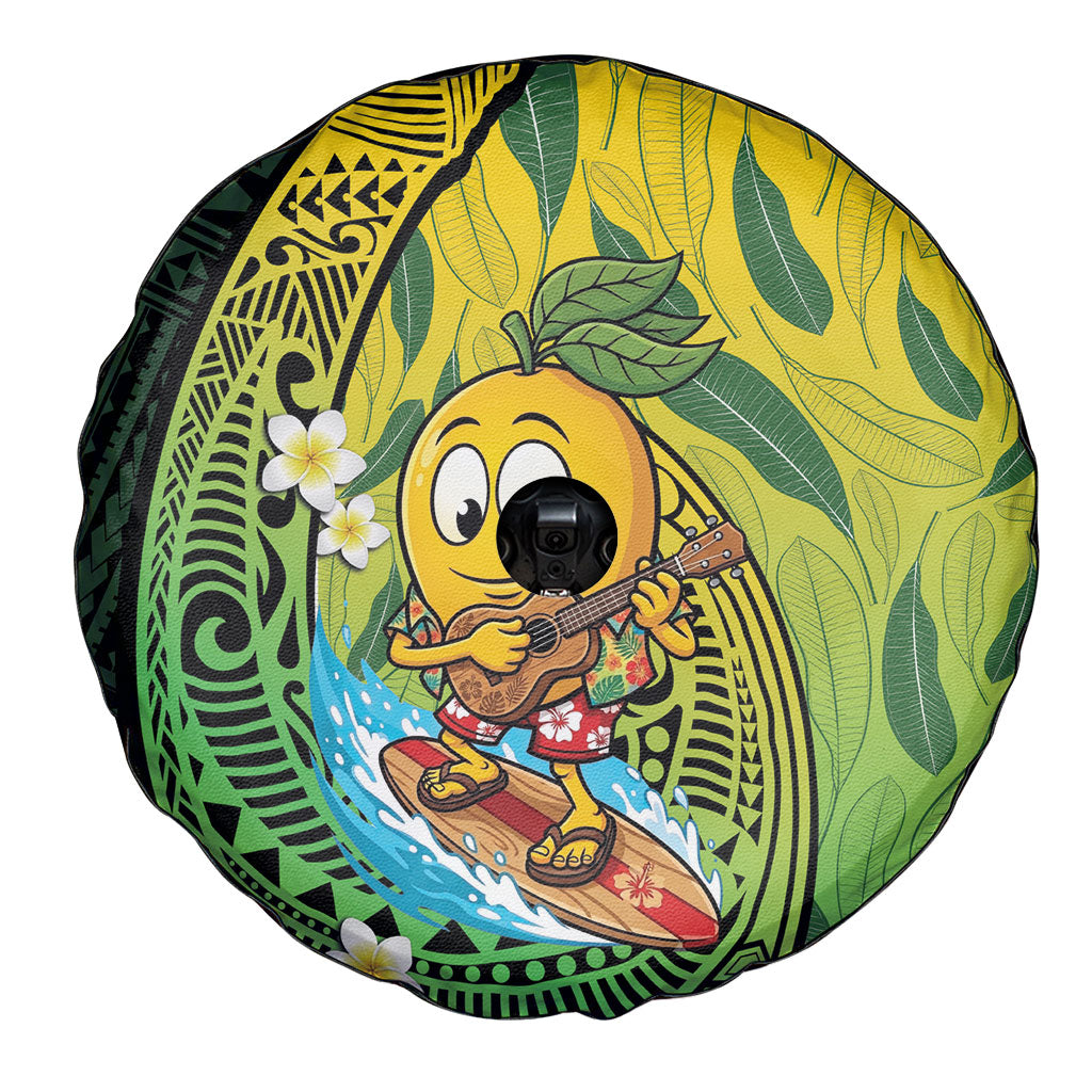Hawaii Surfing Mango Spare Tire Cover Manako Polynesian Fish Hook LT14 - Polynesian Pride