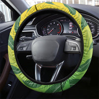 Hawaii Surfing Mango Steering Wheel Cover Manako Polynesian Fish Hook LT14 - Polynesian Pride