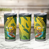 Hawaii Surfing Mango Tumbler Cup Manako Polynesian Fish Hook LT14 - Polynesian Pride